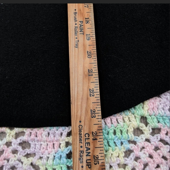 Elegant Black Top with Silver Accents - Picture 7 of 8